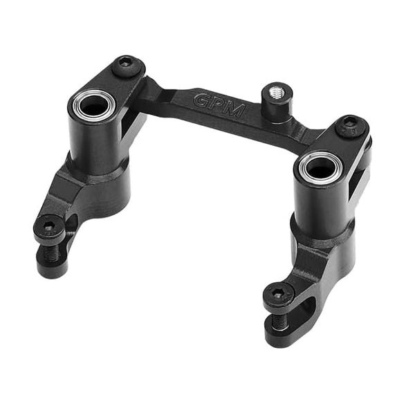 Aluminum 7075 Alloy Front Bellcrank Steering Assembly For Traxxas 1/16 Mini Maxx 4WD RTR Brushless Monster Truck 107154-1 Upgrades - Black