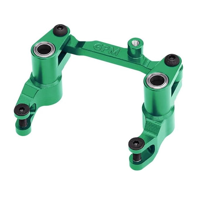 Aluminum 7075 Alloy Front Bellcrank Steering Assembly For Traxxas 1/16 Mini Maxx 4WD RTR Brushless Monster Truck 107154-1 Upgrades - Green