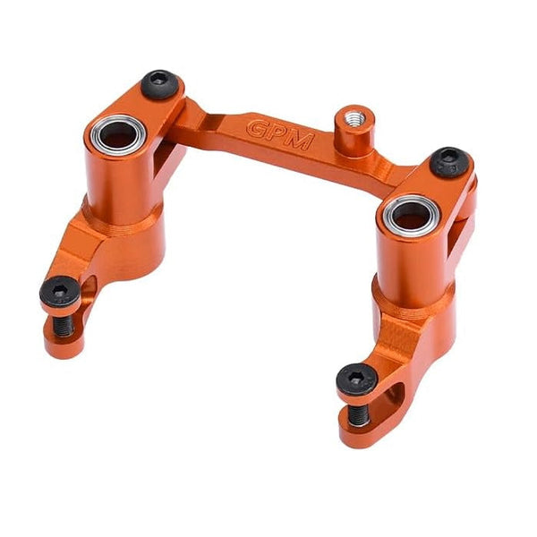 Aluminum 7075 Alloy Front Bellcrank Steering Assembly For Traxxas 1/16 Mini Maxx 4WD RTR Brushless Monster Truck 107154-1 Upgrades - Orange