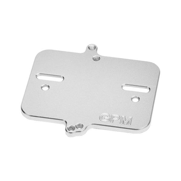 Aluminum 7075 Alloy Electronic Mount Plate For Traxxas 1/16 Mini Maxx 4WD RTR Brushless Monster Truck 107154-1 Upgrades - Silver