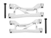 Aluminum 7075 ALLOY REAR UPPER SUSPENSION ARMS For Traxxas 1/16 Mini Maxx 4WD RTR Brushless Monster Truck 107154-1 Upgrades - Silver