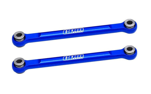 Aluminum 7075 Alloy Front Steering Toe Links For Traxxas 1/16 Mini Maxx 4WD RTR Brushless Monster Truck 107154-1 Upgrades - Blue