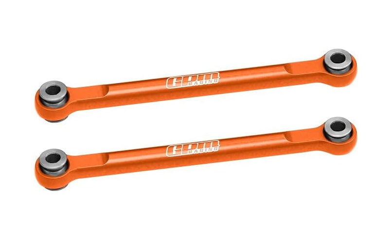 Aluminum 7075 Alloy Front Steering Toe Links For Traxxas 1/16 Mini Maxx 4WD RTR Brushless Monster Truck 107154-1 Upgrades - Orange