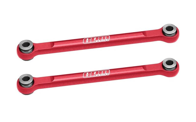 Aluminum 7075 Alloy Front Steering Toe Links For Traxxas 1/16 Mini Maxx 4WD RTR Brushless Monster Truck 107154-1 Upgrades - Red