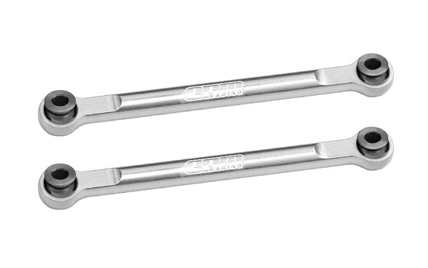 Aluminum 7075 Alloy Front Steering Toe Links For Traxxas 1/16 Mini Maxx 4WD RTR Brushless Monster Truck 107154-1 Upgrades - Silver