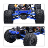 Aluminum 7075 Alloy Rear Bumper With LED Lights For Traxxas 1/16 Mini Maxx 4WD RTR Brushless Monster Truck 107154-1 Upgrades - Blue