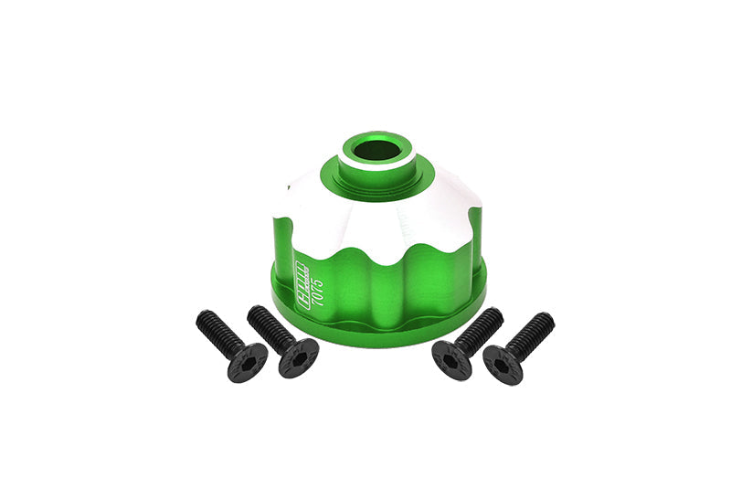 Aluminum 7075 Alloy Front Or Rear Or Center Differential Case For Traxxas 1:10 4WD Maxx-89076-4 / Maxx with WideMaxx-89086-4 / 1:8 4WD Maxx Slash 6S-102076-4 Upgrades - Green