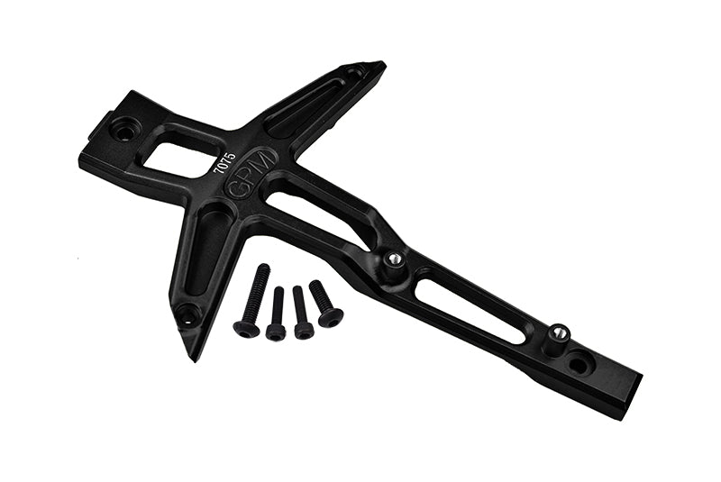 Aluminum 7075 Alloy Front Chassis Brace For Traxxas 1:10 4WD Maxx-89076-4 / Maxx with WideMaxx-89086-4 / 1:8 4WD Maxx Slash 6S-102076-4 Upgrades - Black