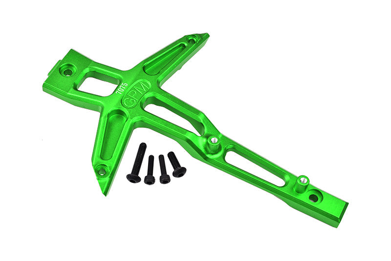 Aluminum 7075 Alloy Front Chassis Brace For Traxxas 1:10 4WD Maxx-89076-4 / Maxx with WideMaxx-89086-4 / 1:8 4WD Maxx Slash 6S-102076-4 Upgrades - Green