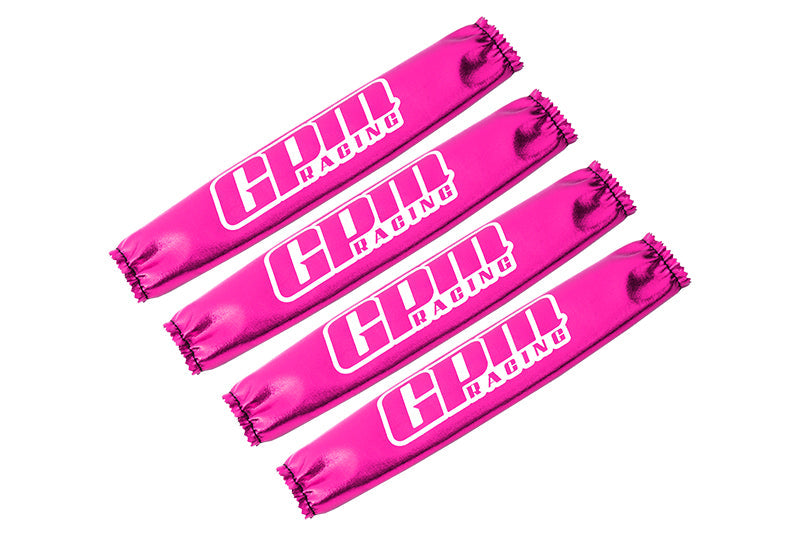 Custom Design Shock Wraps 4Pcs Set For Traxxas 1/5 X Maxx 6S 8S Arrma Kraton 8S Monster Truck Upgrade Parts - Pink