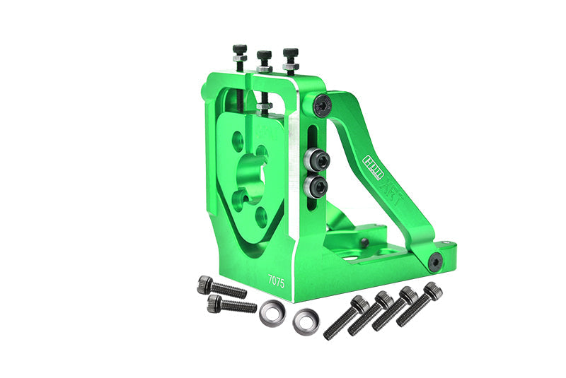 Aluminum 7075-T6 Quick Release Motor Base for 1:5 Traxxas X Maxx 6S / X Maxx 8S / XRT 8S Monster Truck Upgrades - Green