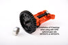 Aluminum 7075 Alloy Rear Lower Gear Cover For Traxxas 1:5 XRT 8S / X Maxx 6S / X Maxx 8S /  X Maxx Ultimate 8S / XRT Ultimate 8S Monster Truck Upgrades - Orange