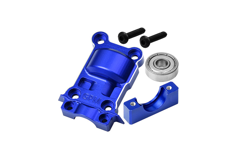 Aluminum 7075 Alloy Rear Lower Gear Cover For Traxxas 1:5 XRT 8S / X Maxx 6S / X Maxx 8S /  X Maxx Ultimate 8S / XRT Ultimate 8S Monster Truck Upgrades - Blue