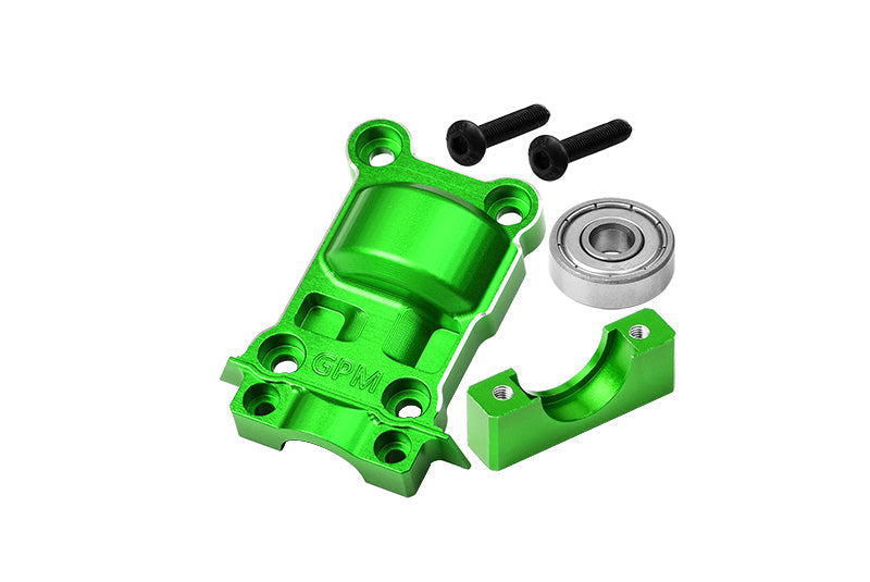 Aluminum 7075 Alloy Rear Lower Gear Cover For Traxxas 1:5 XRT 8S / X Maxx 6S / X Maxx 8S /  X Maxx Ultimate 8S / XRT Ultimate 8S Monster Truck Upgrades - Green