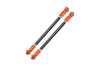 4140 Carbon Steel Adjustable Front Steering Rod With 7075 Alloy Ends For Traxxas 1:5 XRT 8S-78086-4 / XRT Ultimate 8S-78097-4 / X Maxx WideMaxx Kit #7895 Upgrades  - Orange