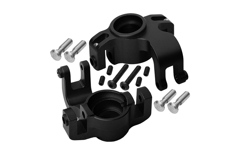 Axial Yeti XL Monster Buggy Aluminum Front Knuckle Arm - 1Pr Set Black