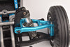 Aluminum 7075 Front Upper Suspension Arms For Tamiya 1:10 R/C 58719 BBX BB-01 Upgrade Parts - Sky Blue