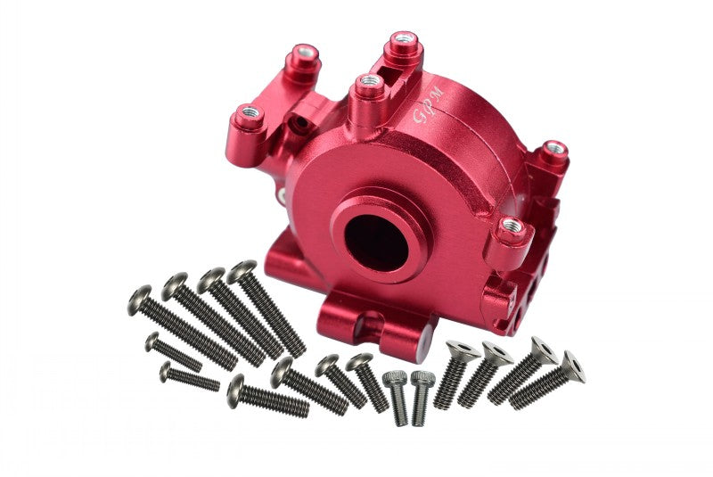 Losi 1:10 Baja Rey / Rock Rey Aluminum Front Gear Box - 1 Set Red