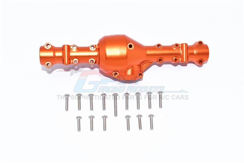 Tamiya Mercedes-Benz G500 CC-02 (#58675) Aluminum Rear Gear Box -1 Set Orange