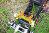 HPI Crawler King Aluminum Rear Body Mount With Delrin Posts - 1Pc Set Orange