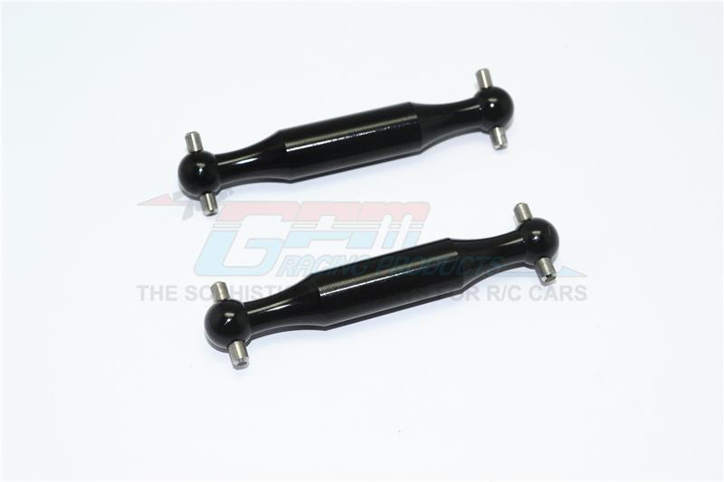 Tamiya DT-03 Aluminum Rear Dogbone (Polished) - 2Pcs Set Black