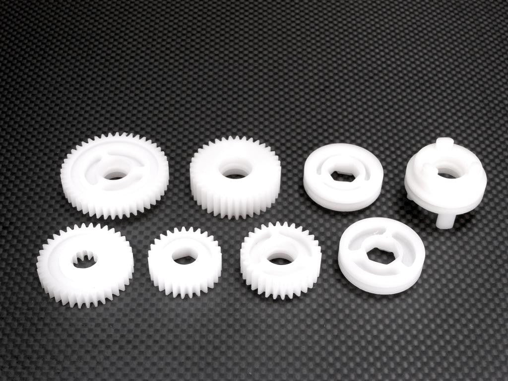 Tamiya 1/14 Truck Delrin Full Set Main Gear - 8Pcs White