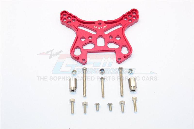 Team Magic E6 III HX (TM505005) Aluminum Front Or Rear Adjustable Damper Mount - 1Pc Red