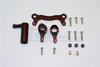 Team Magic E6 III HX Aluminum Steering Assembly - 1 Set Brown