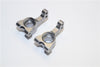 HPI E-Firestorm Flux Aluminum Rear Knuckle Arm - 1Pr Gray Silver