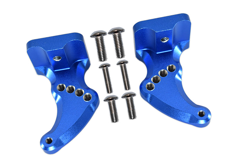 Traxxas E-Revo 2.0 VXL Brushless (86086-4) Aluminum Rear Wing Mount - 2Pc Set Blue