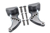 Traxxas E-Revo 2.0 VXL Brushless (86086-4) Aluminum Rear Wing Mount - 2Pc Set Gray Silver