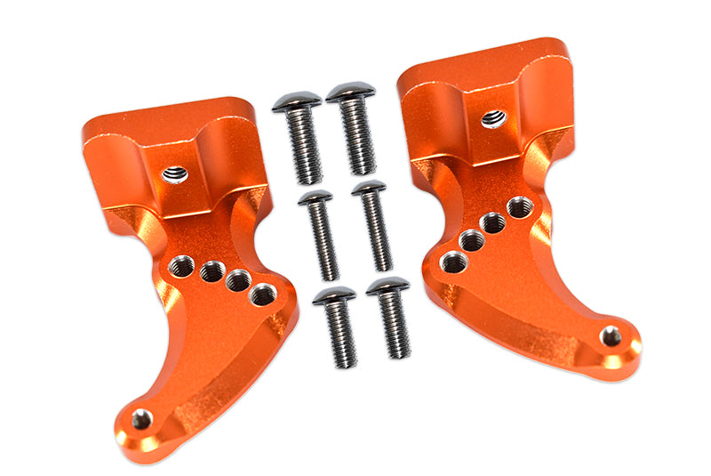 Traxxas E-Revo 2.0 VXL Brushless (86086-4) Aluminum Rear Wing Mount - 2Pc Set Orange