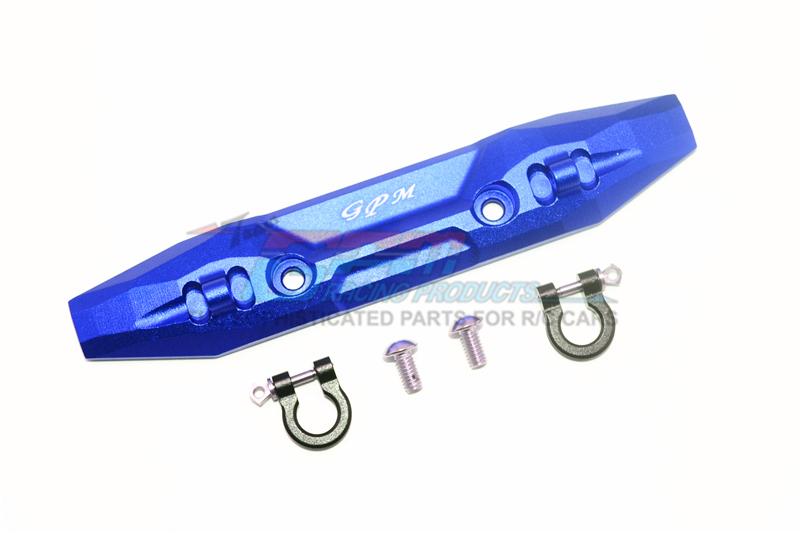 Traxxas E-Revo 2.0 VXL Brushless (86086-4) Aluminum Front Bumper With D-Rings - 1 Set Blue