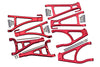 Traxxas E-Revo 2.0 VXL Brushless (86086-4) Aluminum Full Suspension Arm Set (Front+Rear & Upper+Lower) - 8Pc Set Red