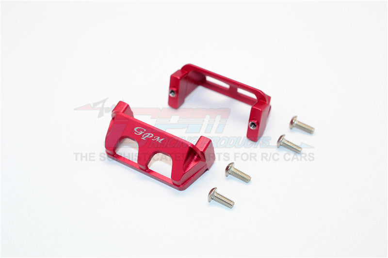 Traxxas 1/16 Mini E-Revo / Mini Rally Aluminum Servo Protector - 2Pcs Set Red