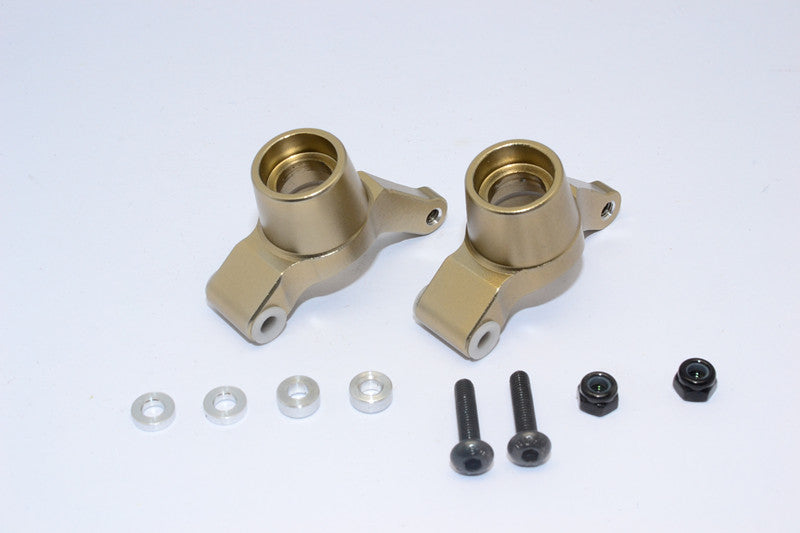 Tamiya GF01 & TL01 Aluminum Rear Knuckle Arm - 1Pr Set Titanium