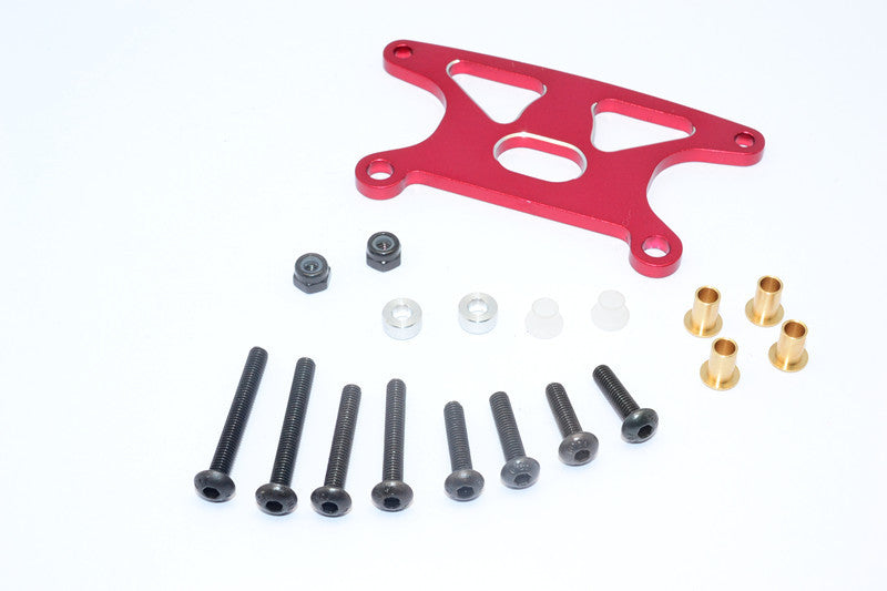 Tamiya GF01 Aluminum Rear Shock Tower - 1Pc Set Red