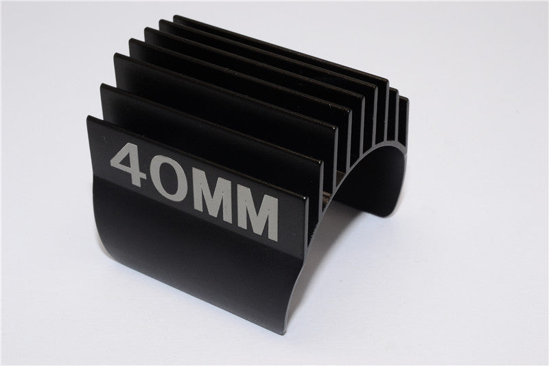 Aluminum Motor Heat Sink Mount 40mm For 1/10 05, 540, 360 Motor - 1Pc Black