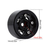 1.0" Beadlock CNC Micro Crawler Alloy Wheel Rim Hub for 1/24 RC Crawler Car Axial SCX24 90081 AXI00001 - 4Pc Gold