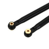 Aluminum Chassis Links Set for 1/24 RC Crawler Car LWB 133.5mm Axial SCX24 Deadbolt AXI90081 Upgrade Parts - Black