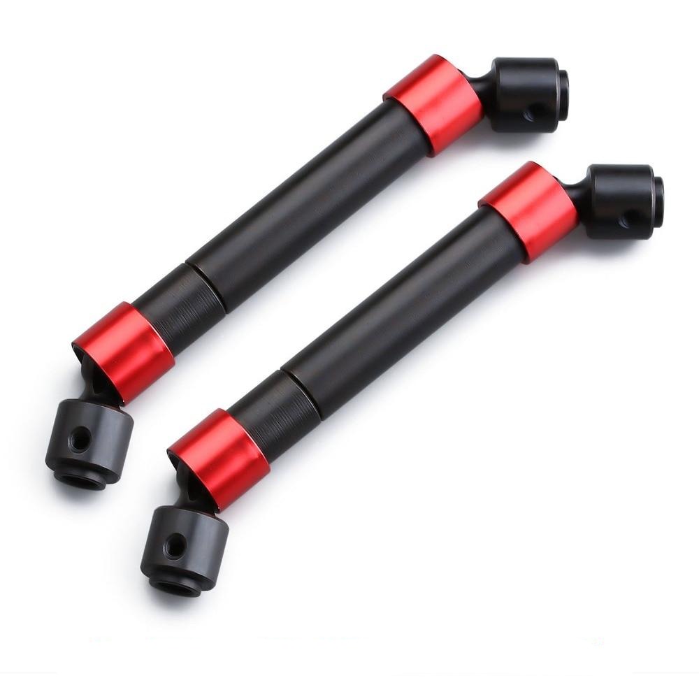 TRX4 Metal CVD Drive Shaft for 1/10 RC Car Crawler 312mm Wheelbase Traxxas TRX-4 - 2Pc Set