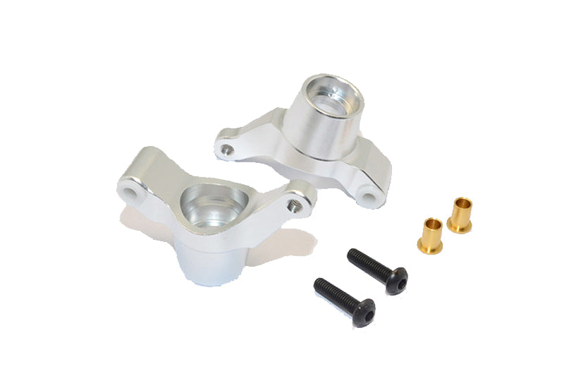 Tamiya M1025 Hummer Aluminum Rear Knuckle Arm - 1Pr Set Silver