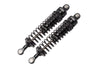 Aluminum 6061-T6 Front Adjustable Spring Dampers (102mm) For LOSI 1/10 Hammer Rey U4 Rock Racer-LOS03030 Upgrades - Black