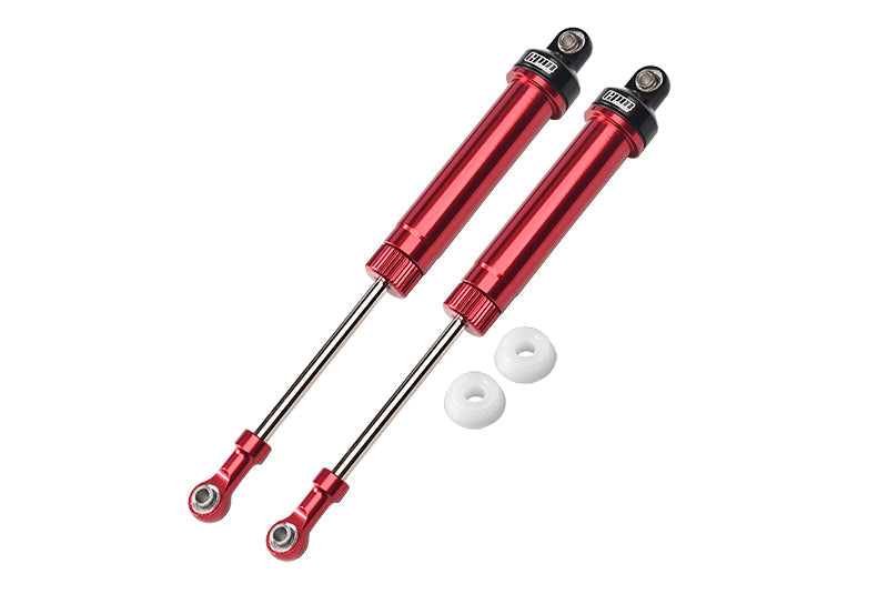 Aluminium 6061-T6 Rear Internal Dampers (140mm) For LOSI 1/10 Hammer Rey U4 Rock Racer-LOS03030 Upgrades - Red