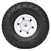 1.55 Beadlock Plastic Wheel Rim Tires for RC Crawler Car Axial AX90069 D90 TF2 Tamiya CC01 LC70 MST JIMNY - 4Pc Set White