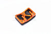 Vaterra K5 Blazer Ascender Aluminum+Plastic Front/Rear Axle Protector Mount - 1 Set Orange