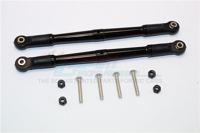 Thunder Tiger Truck K-ROCK MT4-G5 Aluminum Rear Tie Rods - 1Pr Set Black