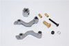 Kyosho Motorcycle NSR500 Aluminum Seat Mount - 3Pcs Set Gray Silver