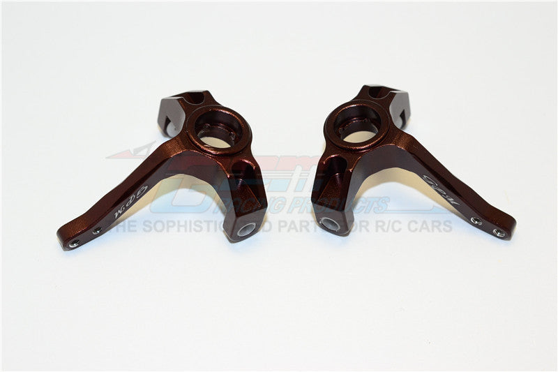 Thunder Tiger Kaiser XS Aluminum Front Knuckle Arm - 1Pr Brown