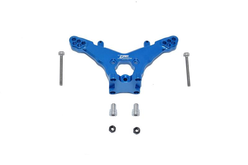 Losi 1/18 Mini-T 2.0 2WD Stadium Truck Aluminum Rear Damper Mount - 1Pc Set Blue